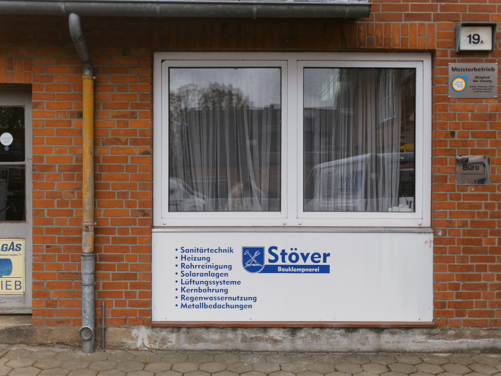Firmengebäude der Bauklempnerei Stöver in Tostedt, Freudenthalstraße 19a